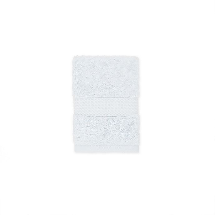 slide 1 of 9, Wamsutta Egyptian Cotton Washcloth - Illusion Blue, 1 ct