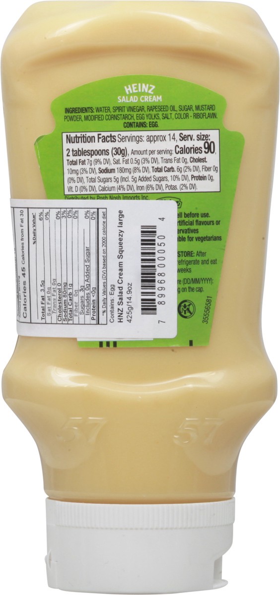 slide 5 of 9, Heinz Original Salad Cream 14.9 oz, 15 oz
