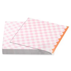 American Greetings 2 Ply L Gingham Any Napkins 20 ea