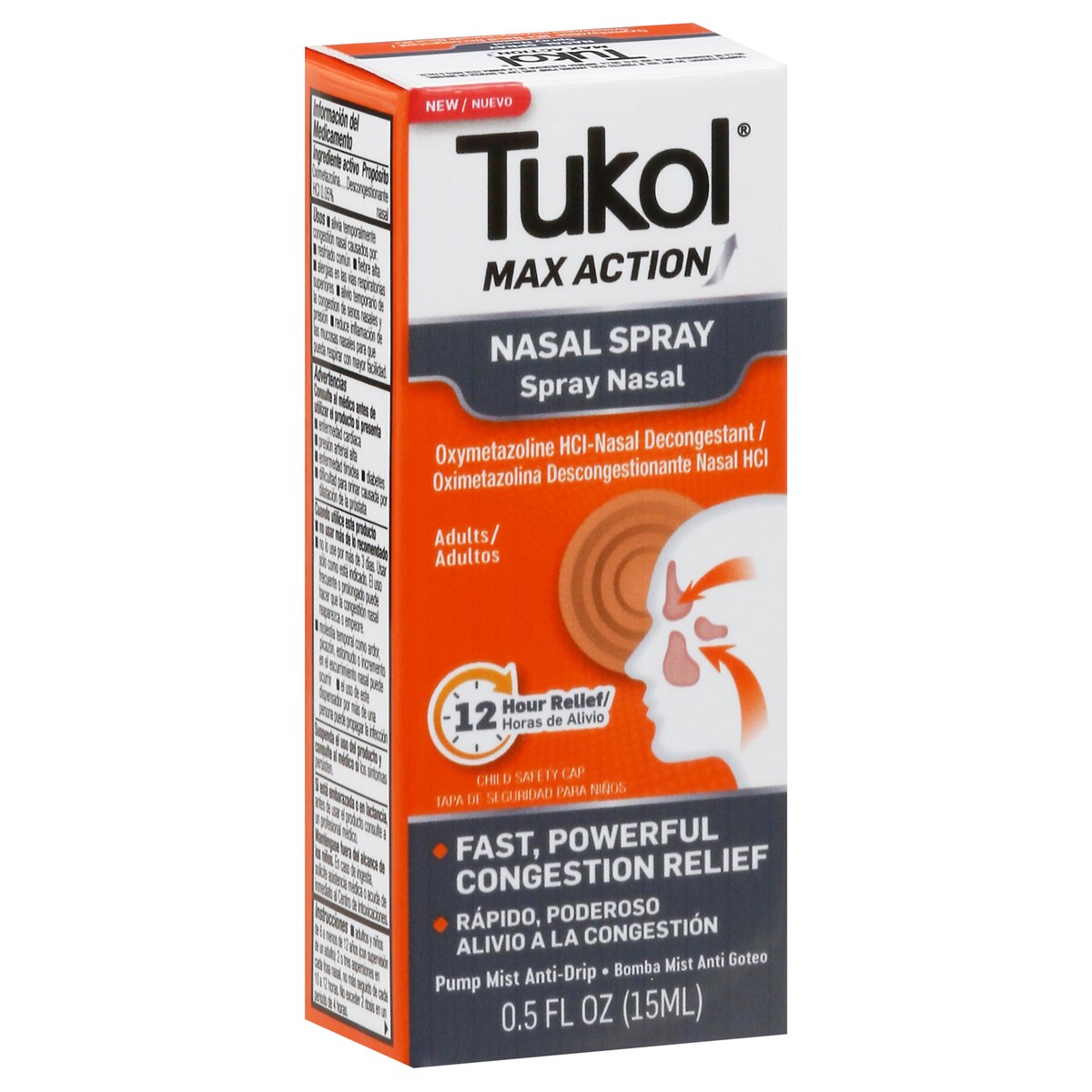 slide 2 of 13, Tukol Max Action Nasal Spray, 0.5 oz