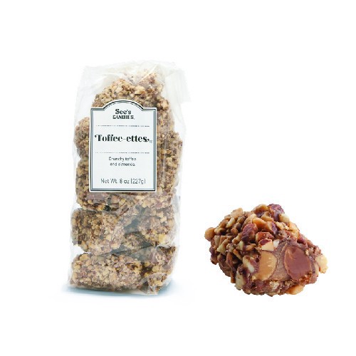 slide 1 of 1, See's Candies Impulse Toffee-ettes - 8 oz, 8 oz