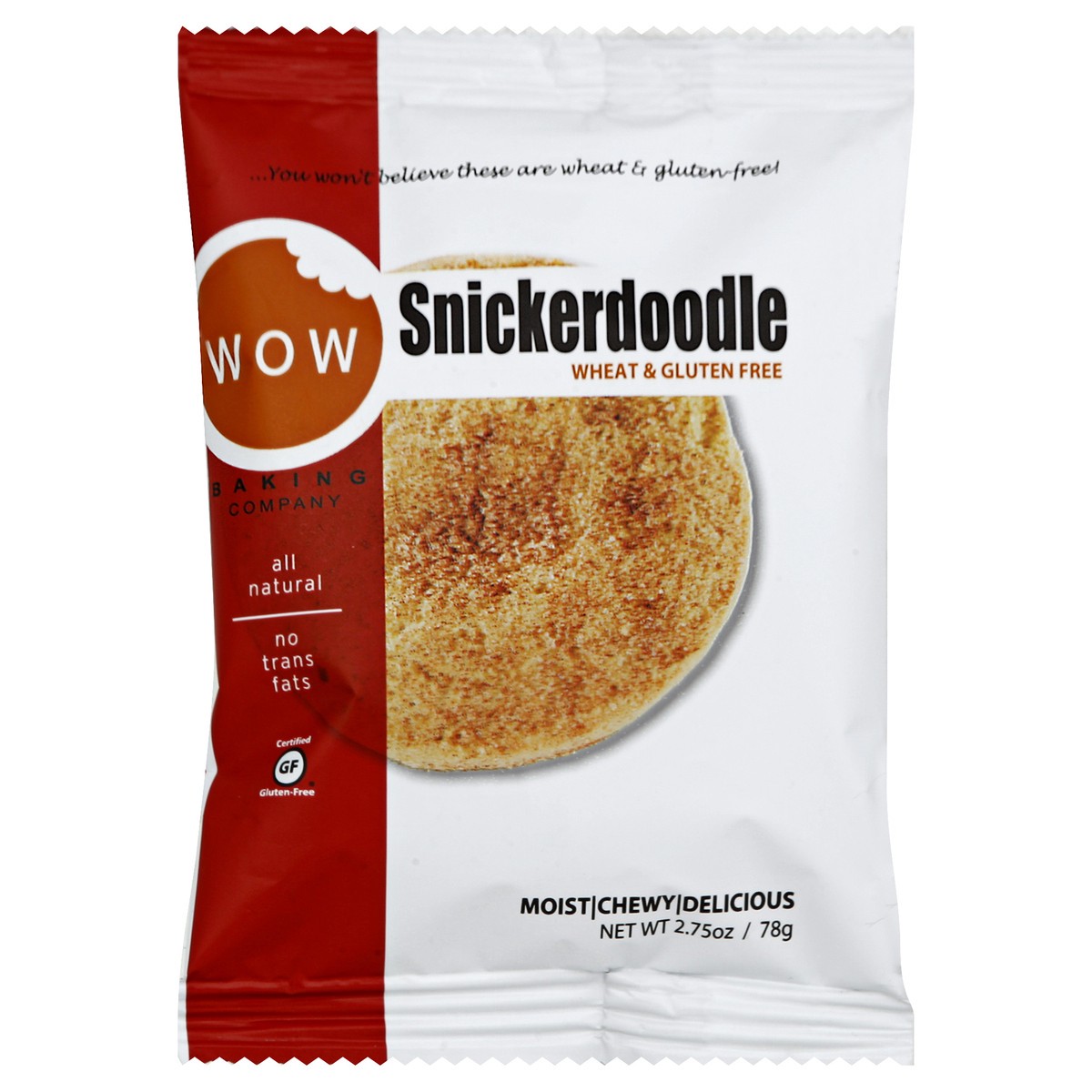 slide 4 of 5, Wow Baking Snickerdoodle Cookie, 2.75 oz
