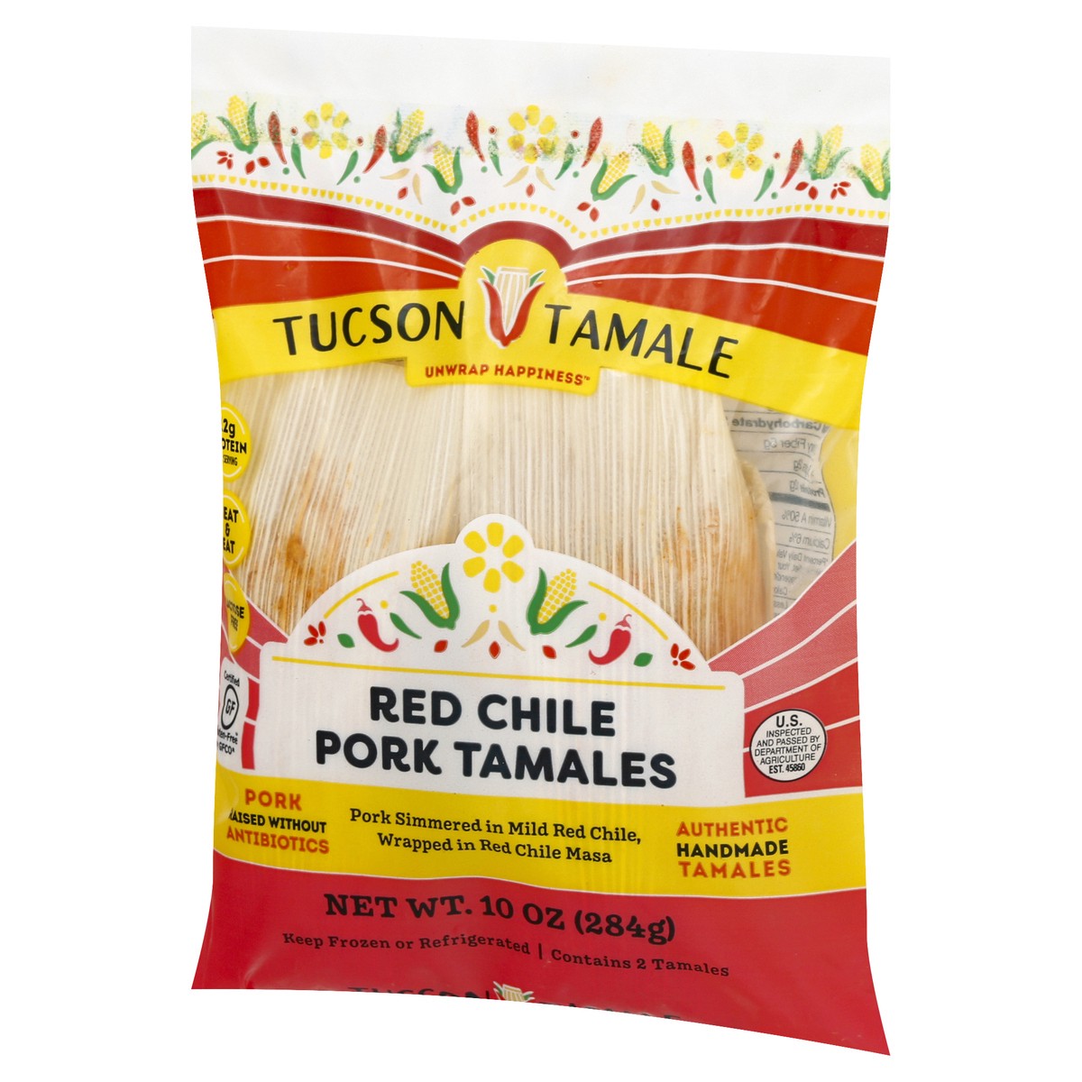 slide 13 of 13, Tuscan Tamale Red Chile Pork Tamales 2 ea, 2 ct