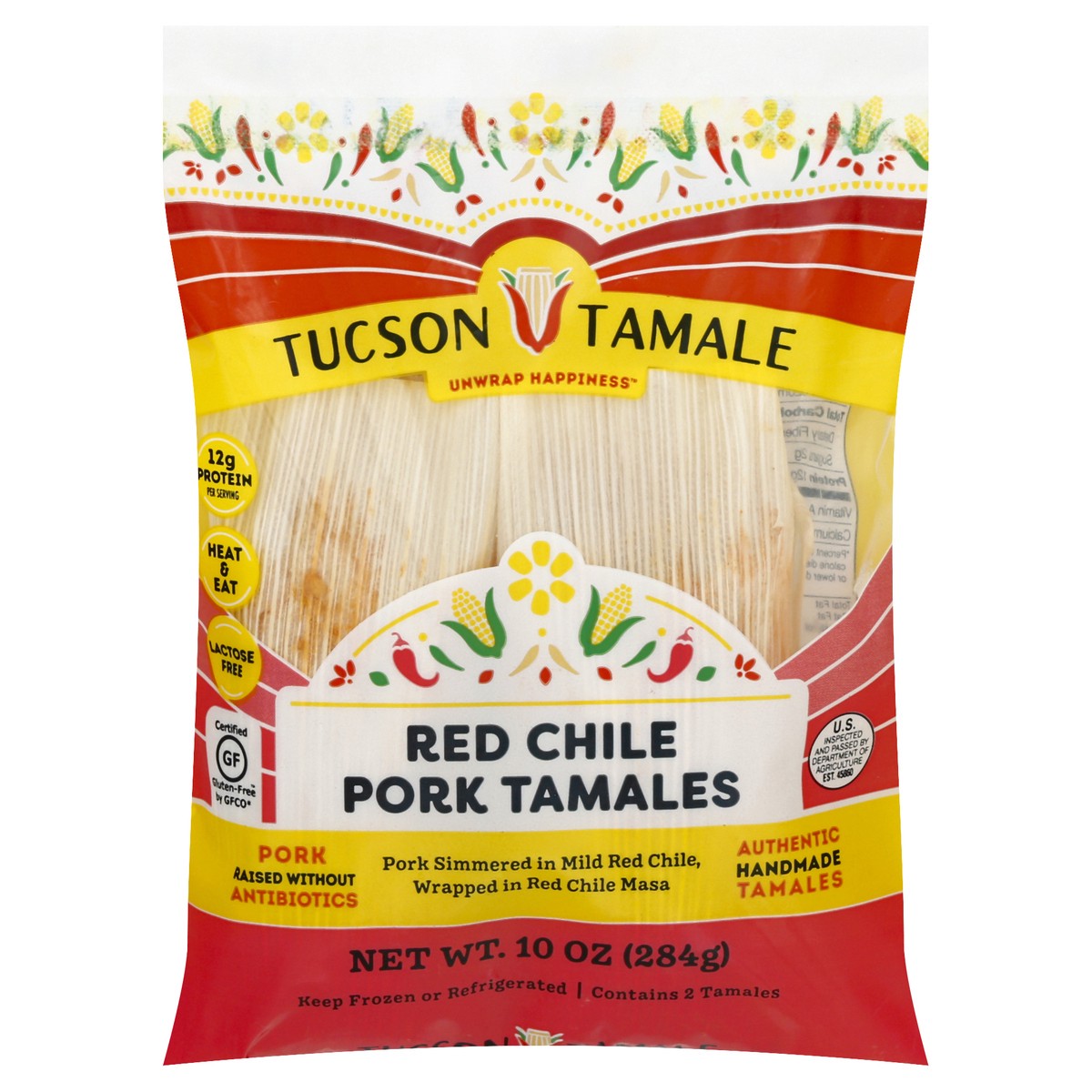 slide 6 of 13, Tuscan Tamale Red Chile Pork Tamales 2 ea, 2 ct