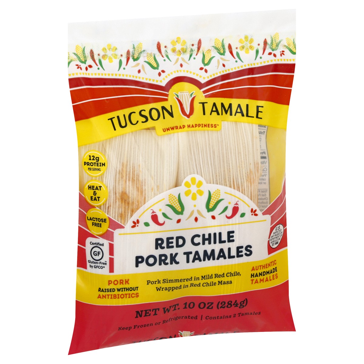 slide 3 of 13, Tuscan Tamale Red Chile Pork Tamales 2 ea, 2 ct