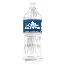 ICE MOUNTAIN Brand 100% Natural Spring Water, 23.7-ounce plastic bottle