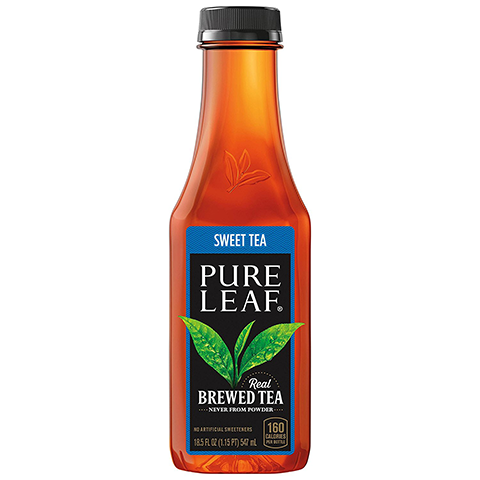 slide 1 of 1, Pure Leaf Sweetened Tea, 18.5 oz