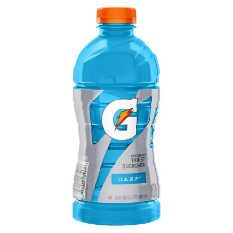 slide 1 of 1, Gatorade Cool Blue, 28 oz