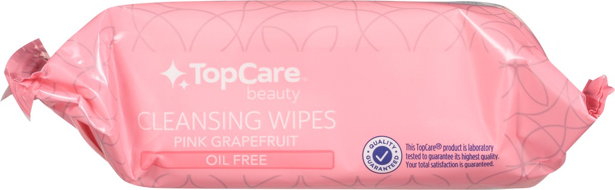 slide 8 of 10, TopCare Oil Free Cleansing Wipes Pink Grapefruit, 25 ct