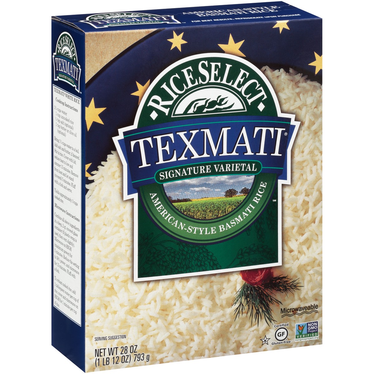 slide 4 of 14, RiceSelect Texmati White Rice, 28oz Carton, 28 oz