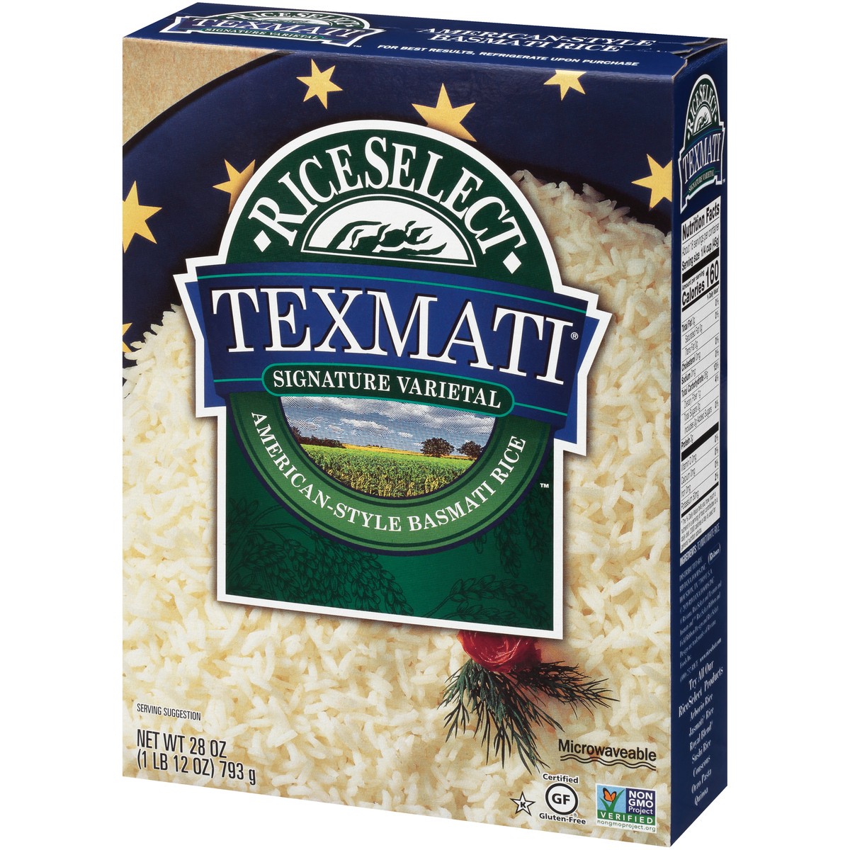 slide 6 of 14, RiceSelect Texmati White Rice, 28oz Carton, 28 oz