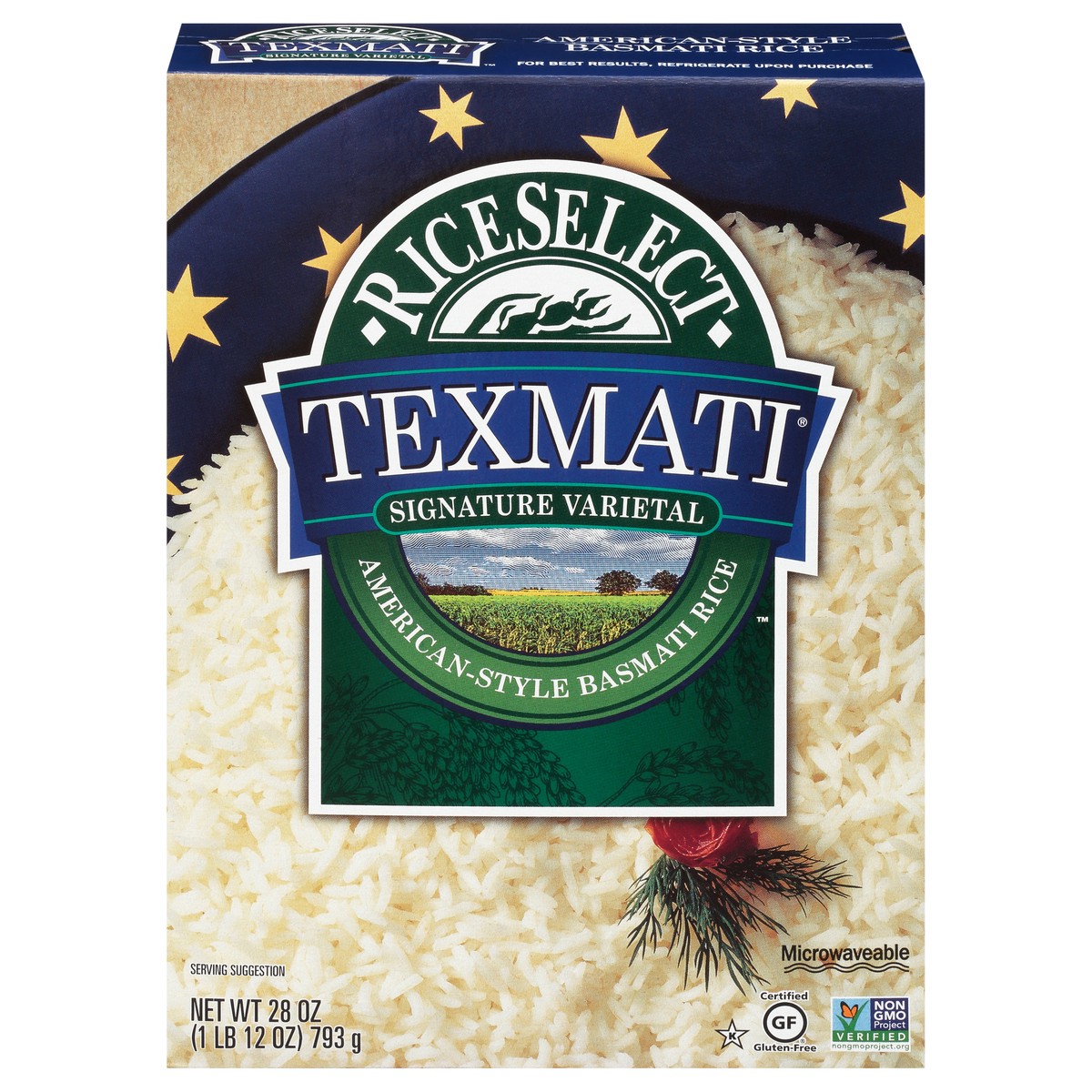 slide 9 of 14, RiceSelect Texmati White Rice, 28oz Carton, 28 oz