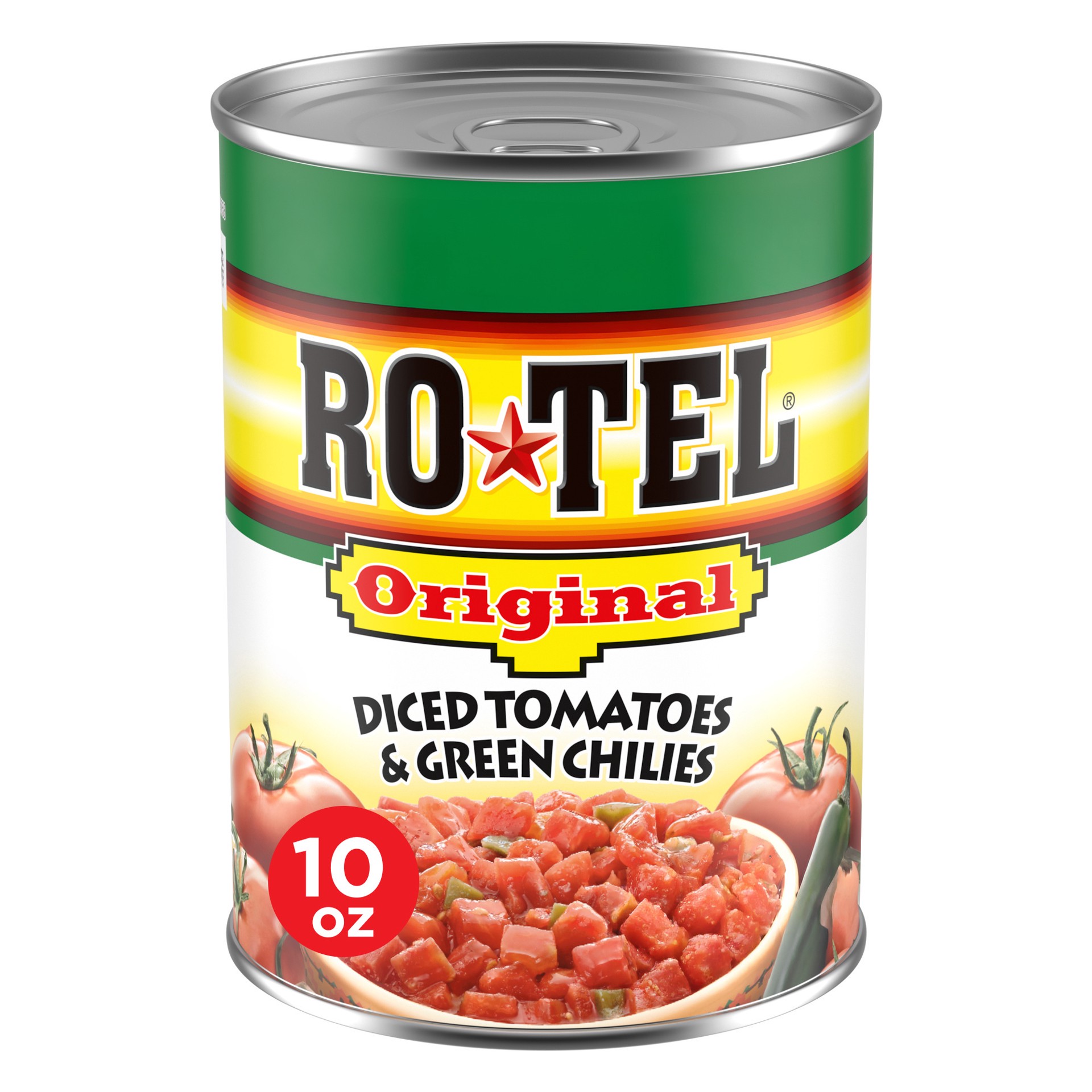 slide 1 of 5, Rotel Diced Original Tomatoes & Green Chilies 10 oz, 10 oz