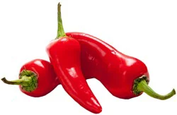 Fresh Red Fresno Peppers