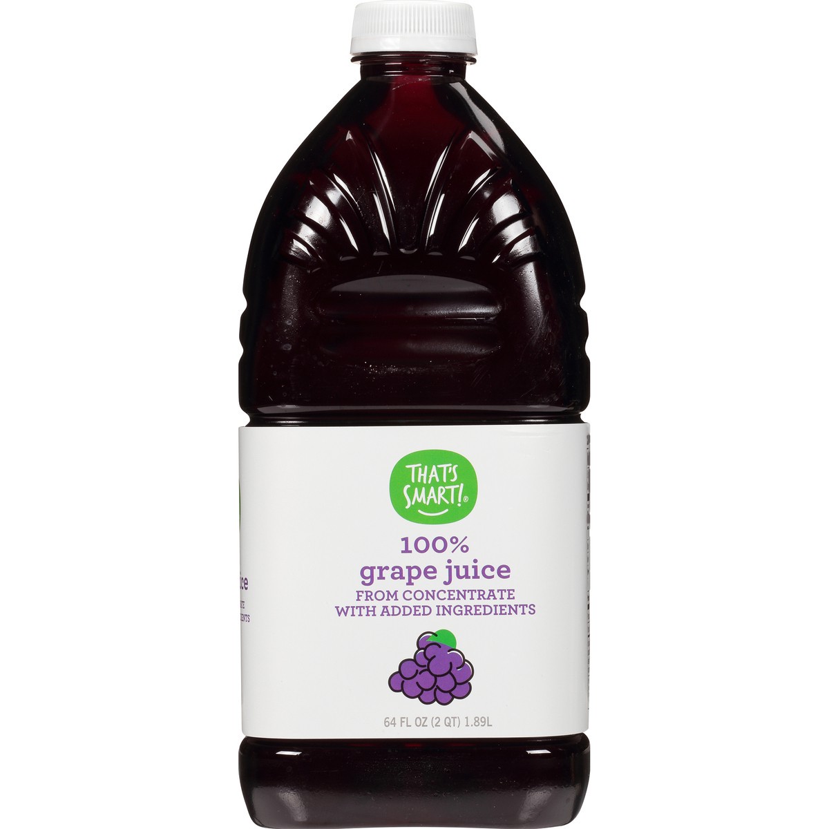 slide 8 of 14, That's Smart! 100% Grape Juice From Concentrate With Added Ingredients - 64 fl oz, 64 fl oz