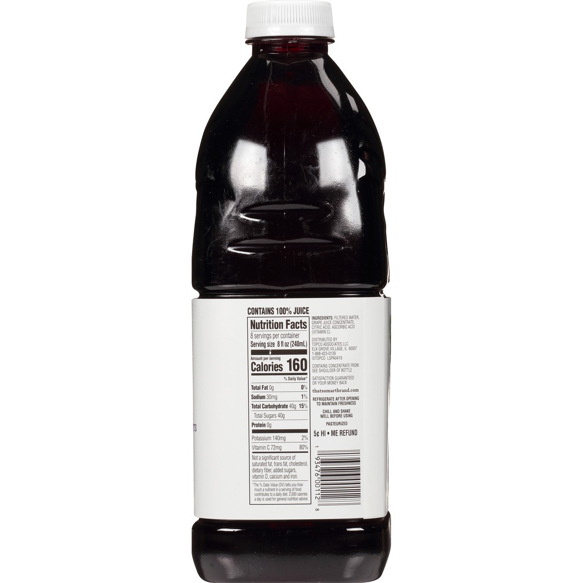 slide 11 of 14, That's Smart! 100% Grape Juice From Concentrate With Added Ingredients - 64 fl oz, 64 fl oz