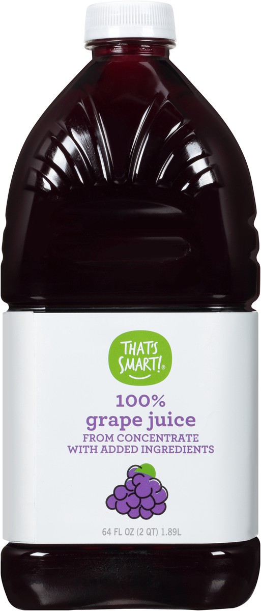 slide 2 of 14, That's Smart! 100% Grape Juice From Concentrate With Added Ingredients - 64 fl oz, 64 fl oz