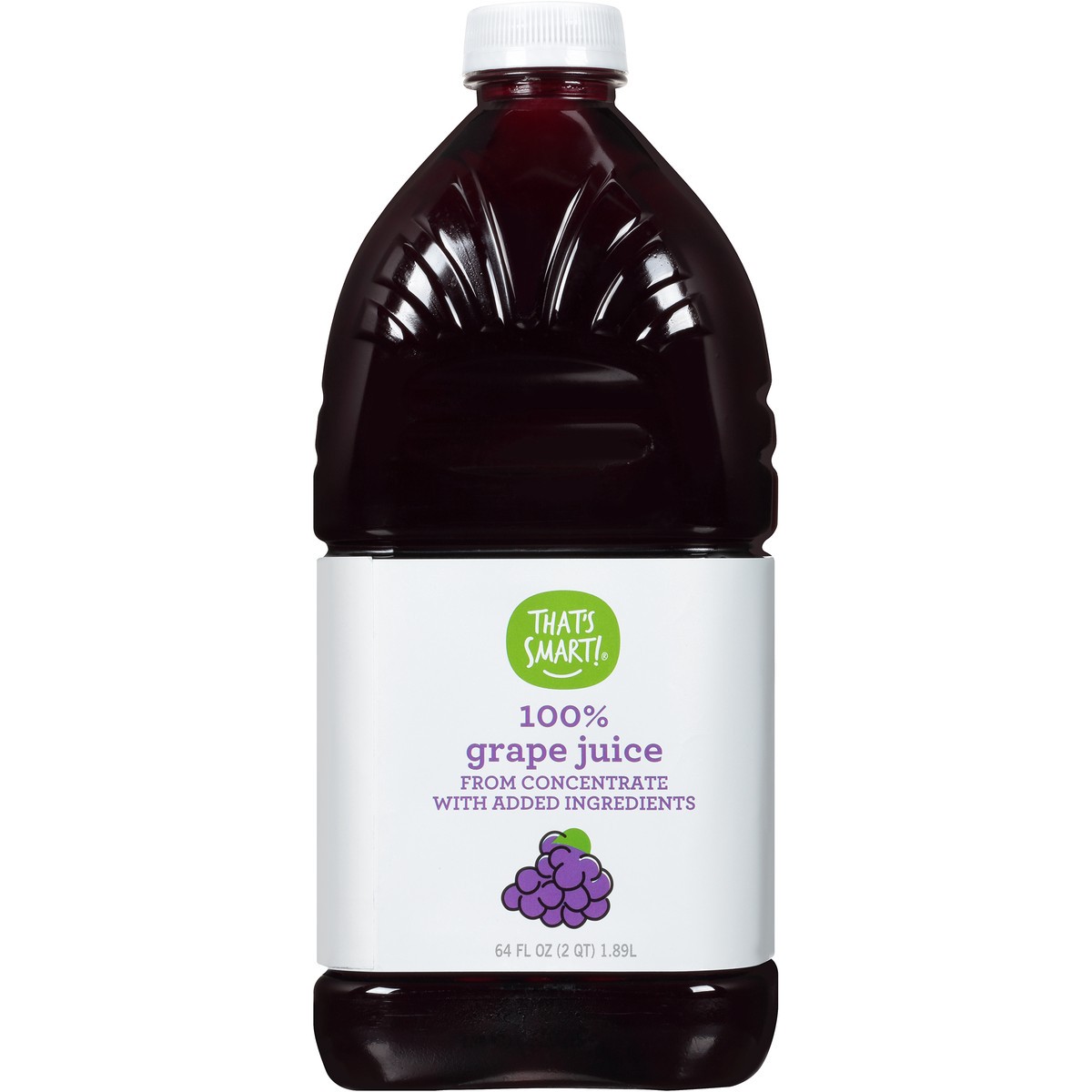 slide 1 of 14, That's Smart! 100% Grape Juice From Concentrate With Added Ingredients - 64 fl oz, 64 fl oz