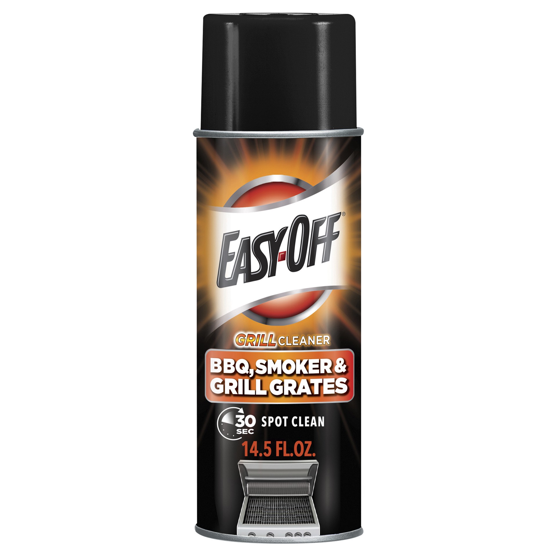 slide 1 of 4, Easy-Off BBQ Grill Cleaner, 14.5oz, Deep Cleans Burned-on Grease, 14.5 oz