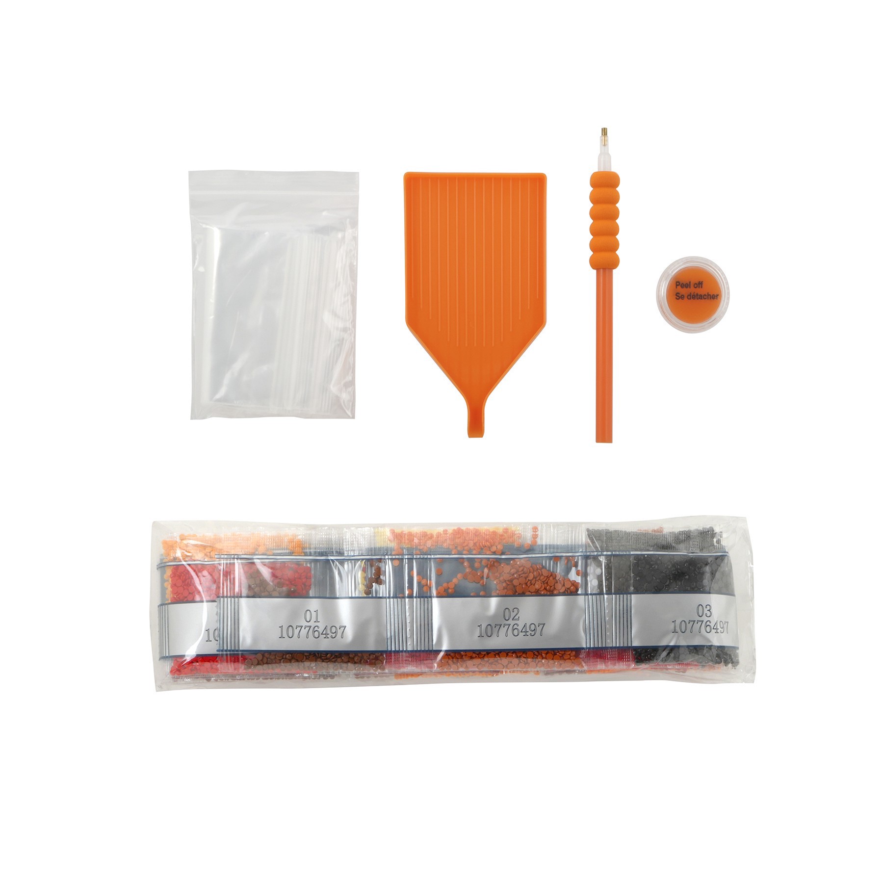 slide 3 of 4, 16" X 20" Jack-O'-Lanterns Diamond Art Kit By Make Market, 16 in x 20 in