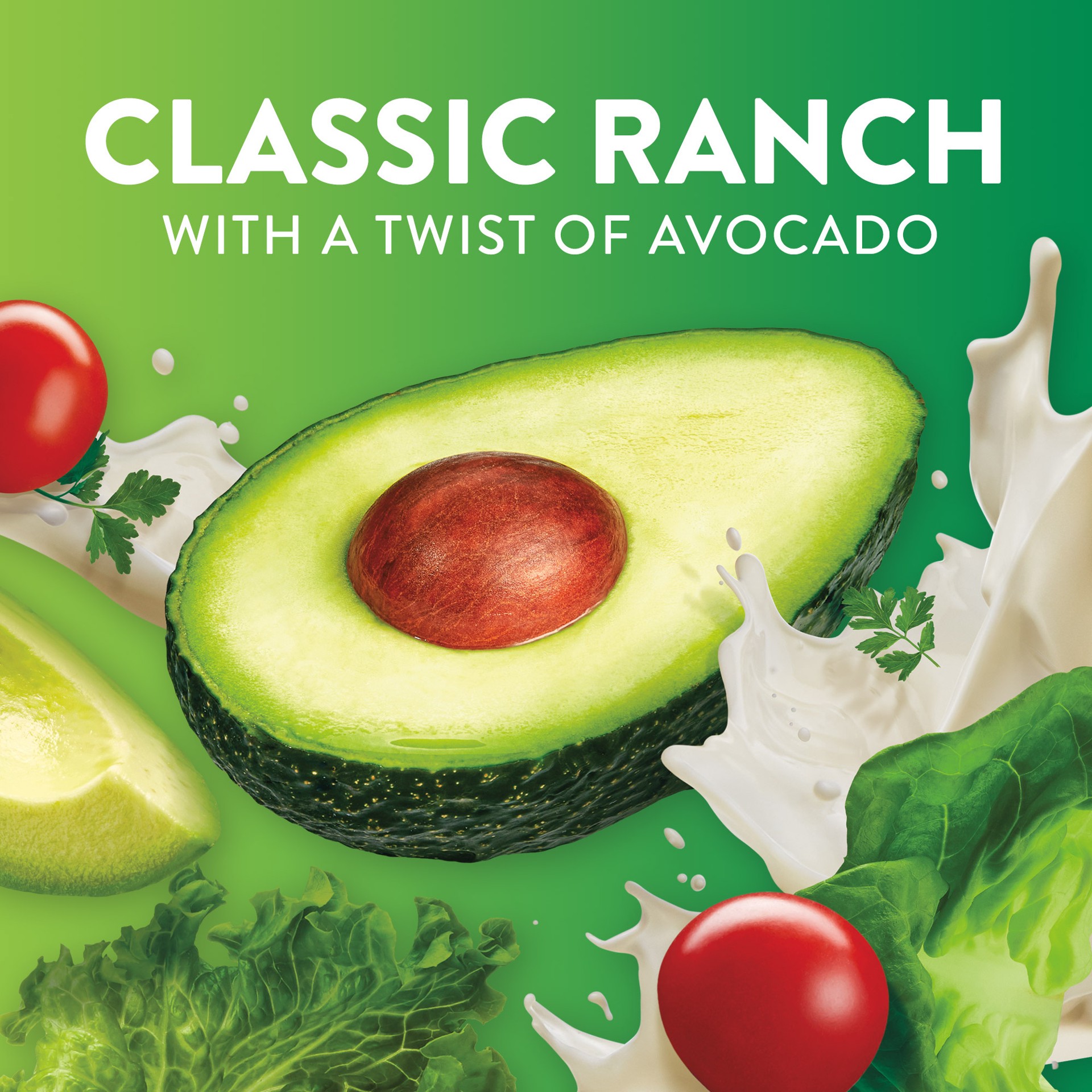 slide 2 of 5, Wish-Bone Avocado Ranch Salad Dressing, 15 fl. oz., 15 fl oz