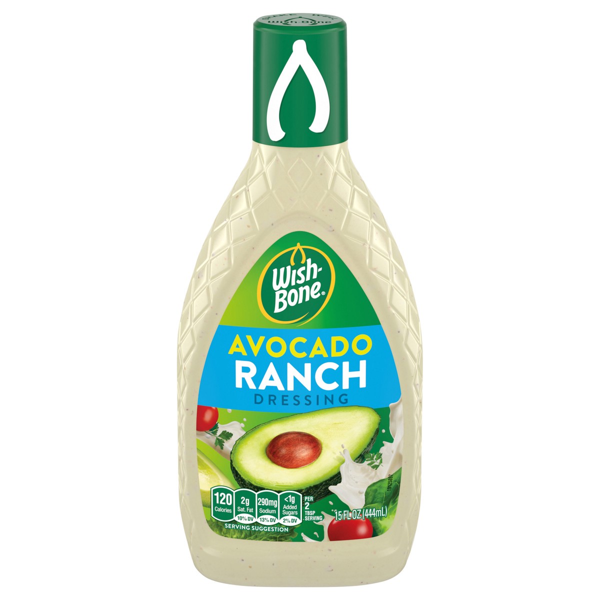 slide 1 of 5, Wish-Bone Avocado Ranch Salad Dressing, 15 fl. oz., 15 fl oz
