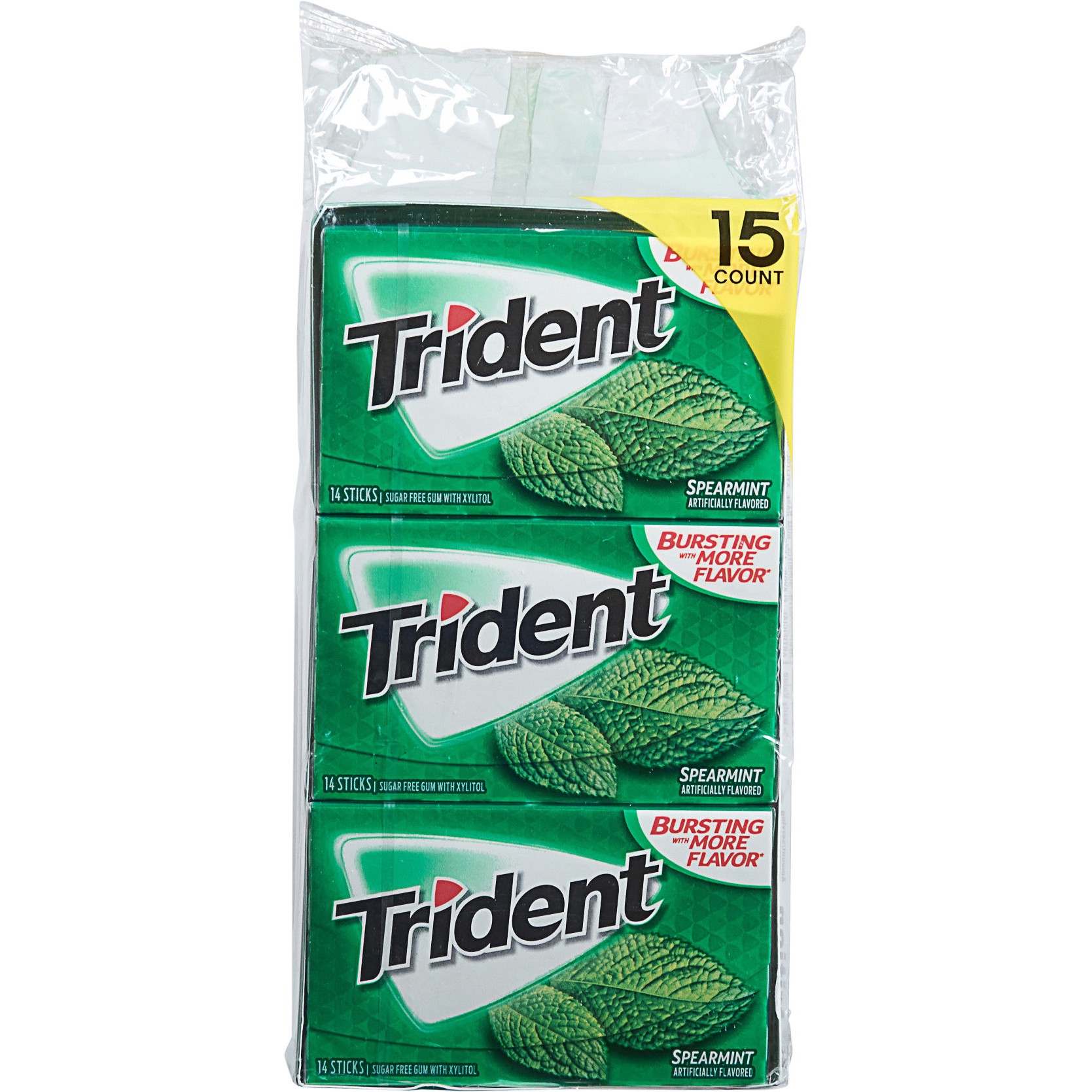 slide 1 of 1, Trident Spearmint, 