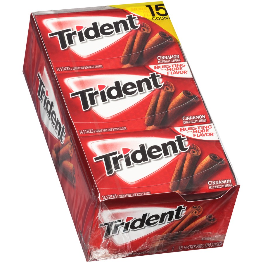 slide 1 of 1, Trident Cinnamon, 