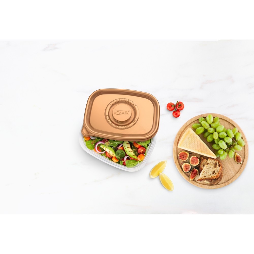slide 8 of 8, Glad Family Size Food Storage Containers , 3 ct; 64 oz