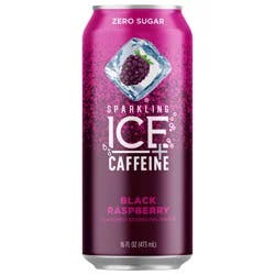 Sparkling ICE Caffeine Black Raspberry 16oz Cans