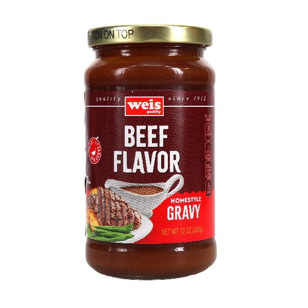 slide 1 of 1, Weis Quality Beef Homestyle Gravy, 12 oz