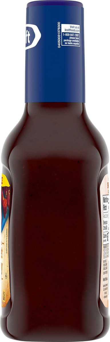 slide 9 of 9, Kraft Sweet Honey Slow-Simmered Barbecue Sauce Family Size, 28 oz Bottle, 28 oz