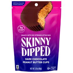 SkinnyDipped Dark Chocolate Peanut Butter Cups 3.17 oz