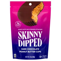 SkinnyDipped Dark Chocolate Peanut Butter Cups 3.17 oz