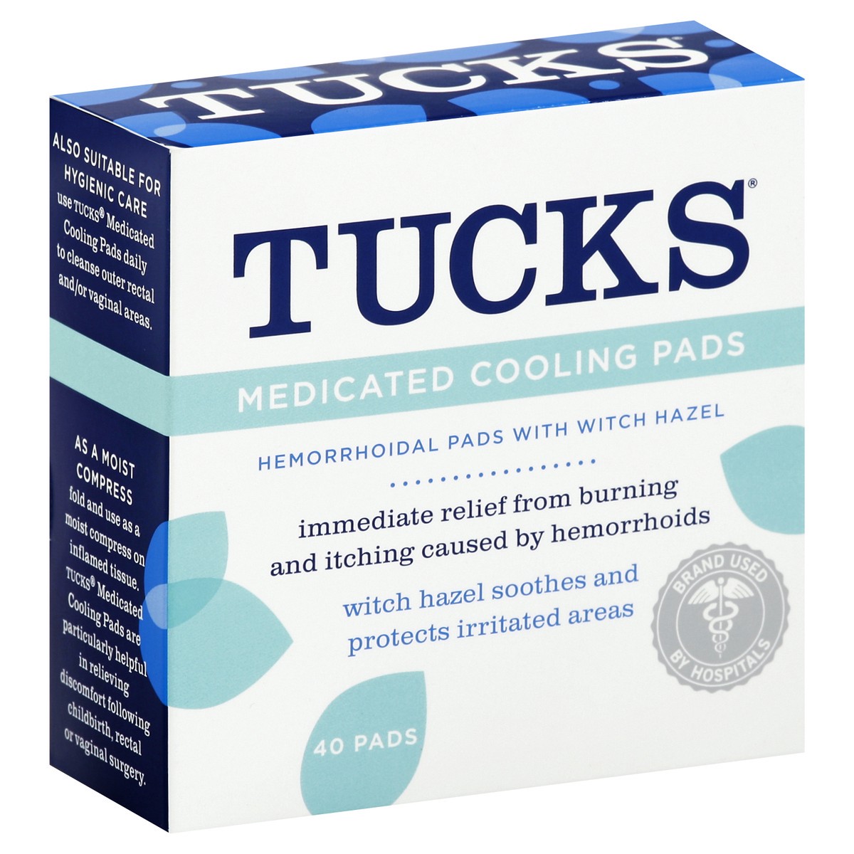 slide 5 of 5, Tucks Hemorrhoidal Pads 40 ea, 40 ct