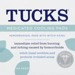 Tucks Hemorrhoidal Pads - 40 ea