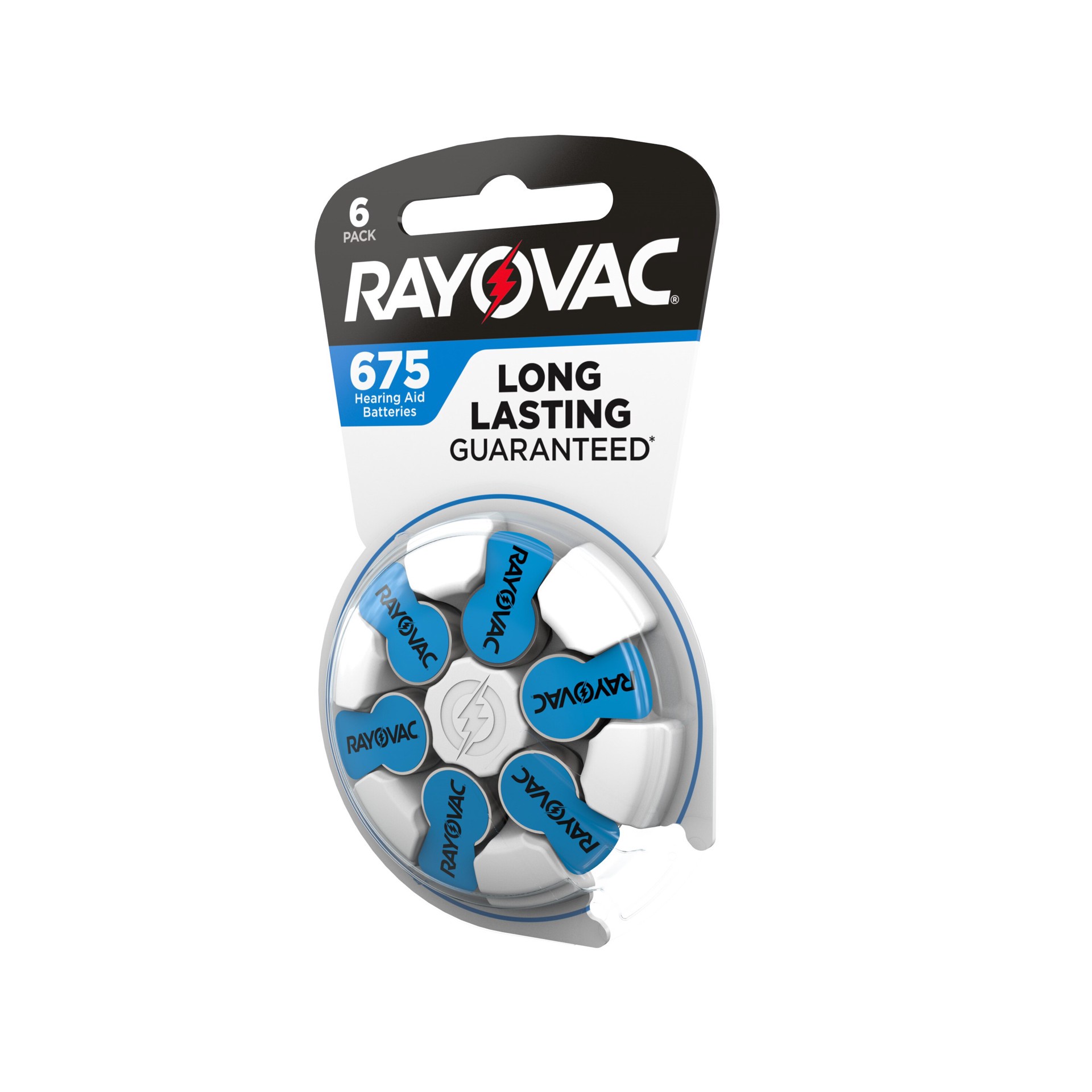 slide 2 of 3, Rayovac Size 675 Hearing Aid Batteries, 6 ct