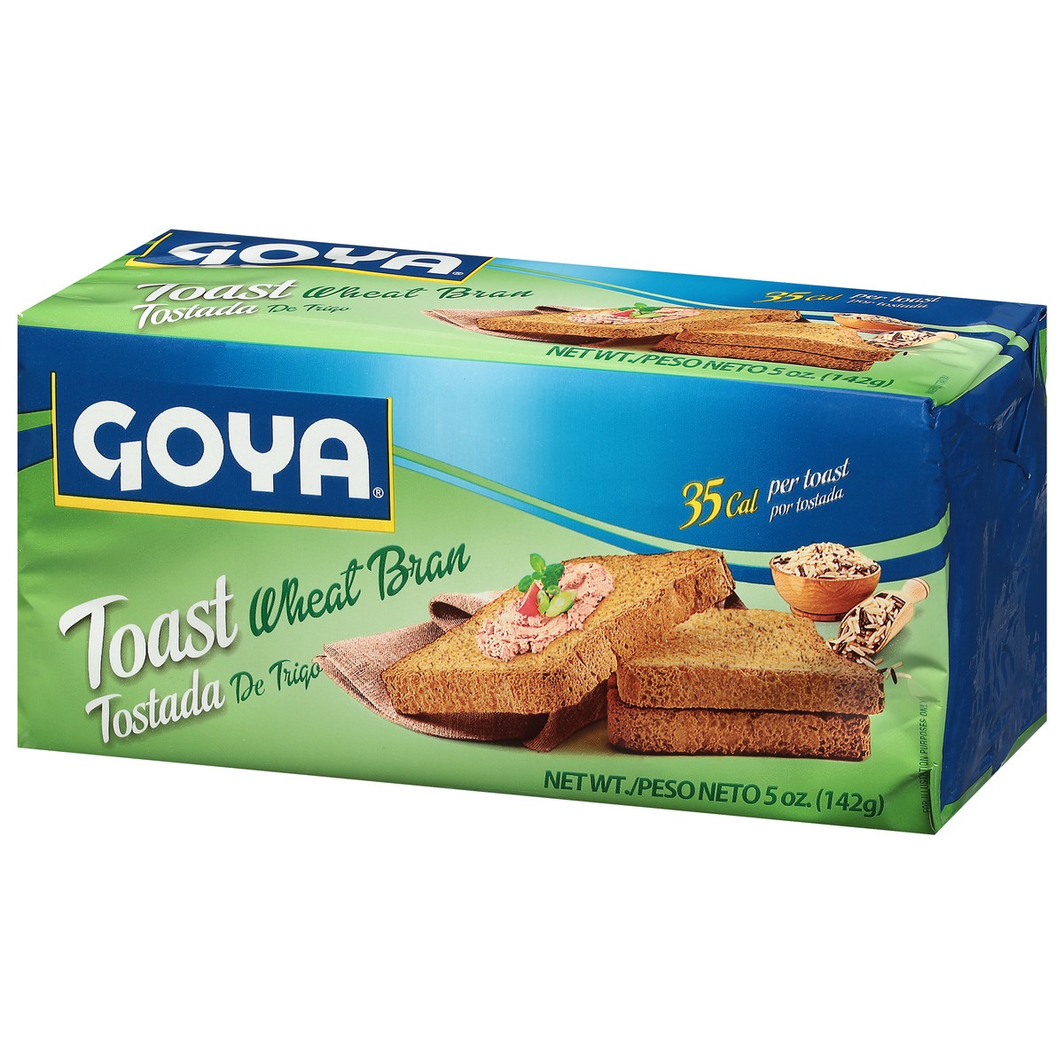 slide 7 of 9, Goya Wheat Bran Toast - 5 oz, 5 oz