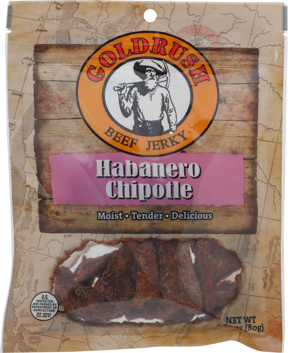 slide 7 of 9, Goldrush Habanero Chipotle Beef Jerky 2.85 oz, 2.85 oz