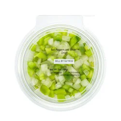 Diced Bell Peppers & White Onions