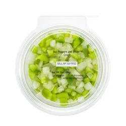 Diced Bell Peppers & White Onions