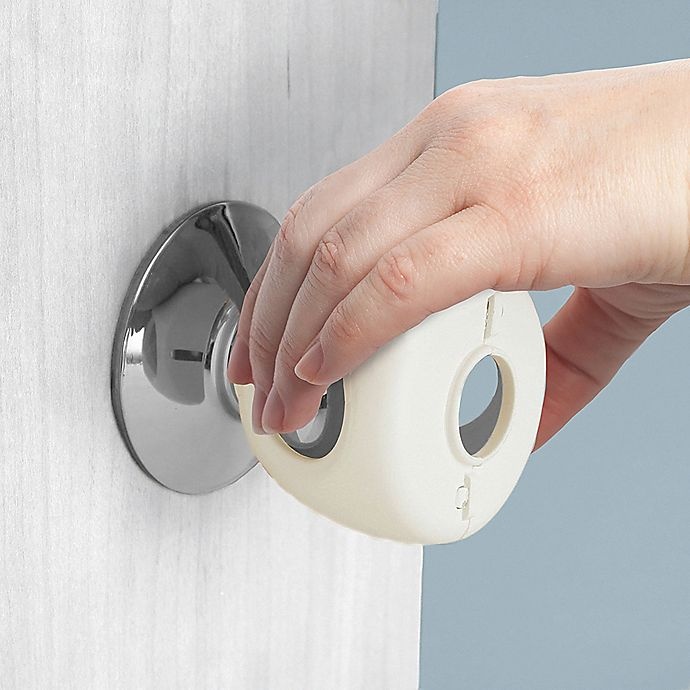 slide 2 of 2, HOMESAFE by Summer Infant Door Knob Safety Covers - White, 3 ct