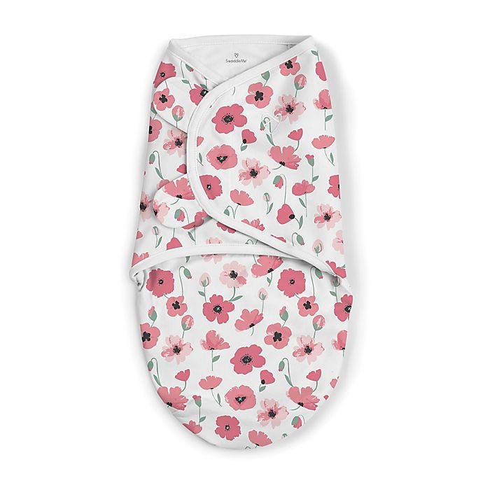 slide 2 of 5, SwaddleMe Original Small/Medium Floral Cotton Swaddles - Pink, 5 ct