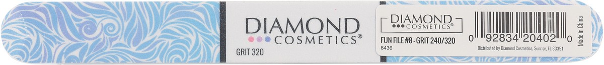 slide 6 of 9, Diamond Cosmetics Fun Nail File Checked, 1 ct