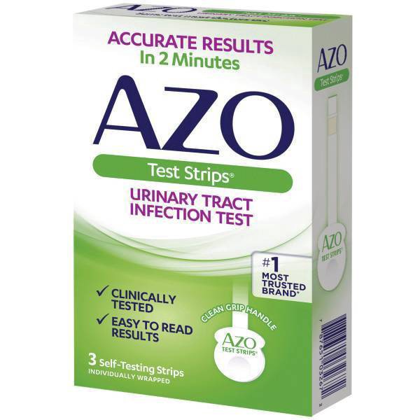 slide 3 of 7, AZO Test Strips Urinary Tract Infection, 3 ct