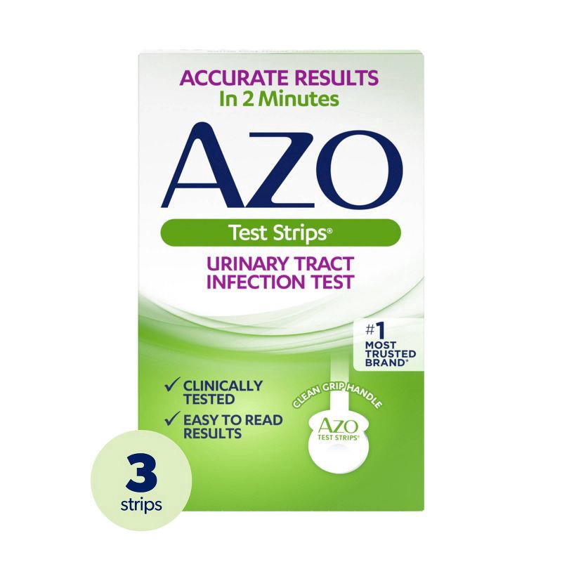 slide 1 of 7, AZO Test Strips Urinary Tract Infection, 3 ct