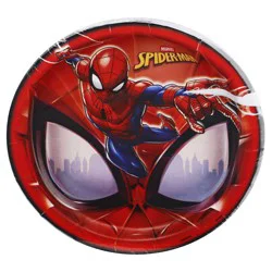 Unique 8-5/8 Inch Marvel Spider-Man Plates 8 ea