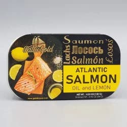 Baltic Gold Salmon in Oil & Lemon