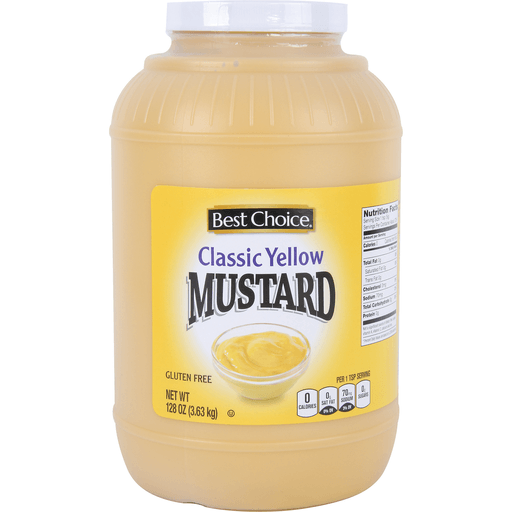 slide 1 of 1, Best Choice Mustard, 128 oz