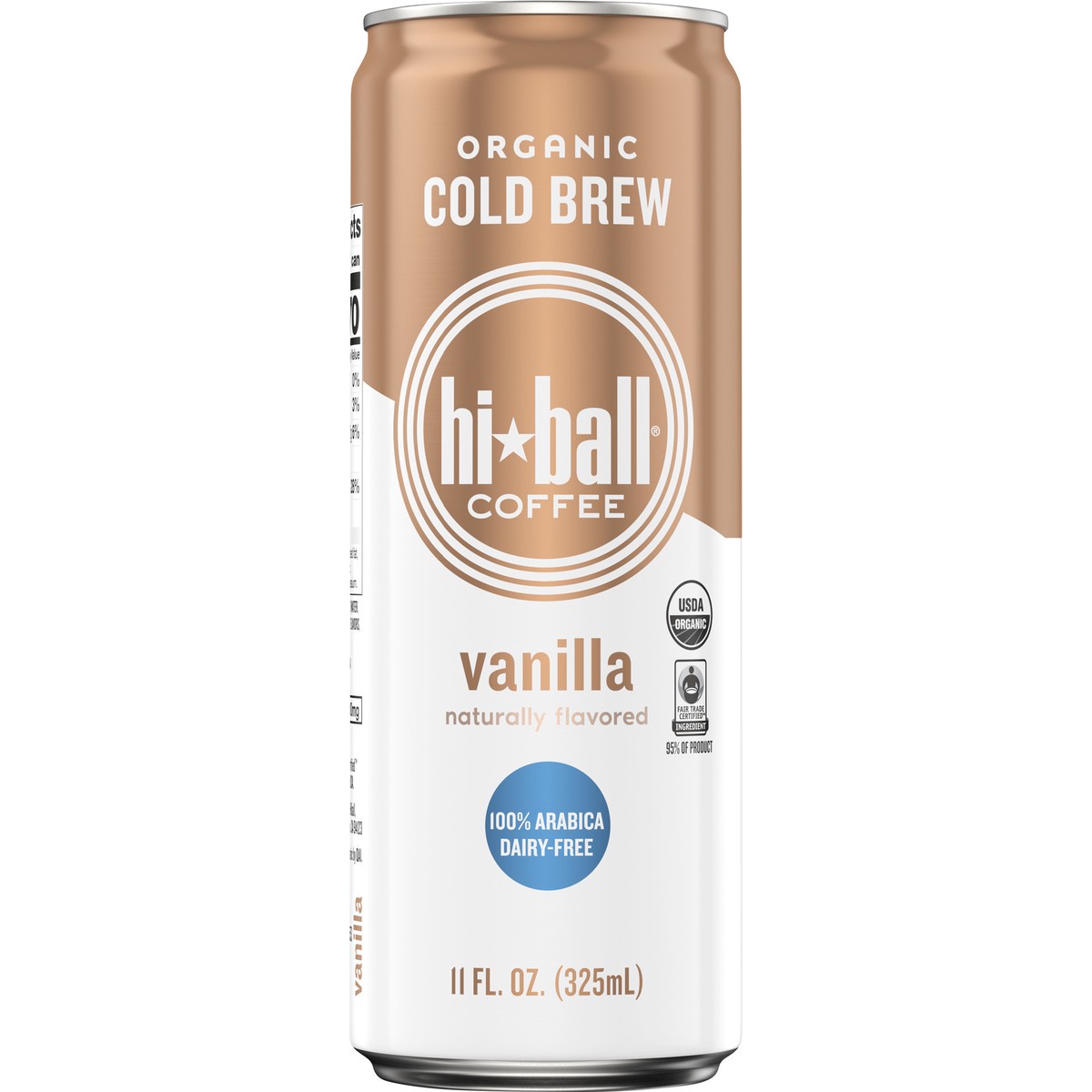 slide 3 of 6, Hiball Organic Cold Brew Vanilla Coffee Drink - 11 fl oz, 11 fl oz